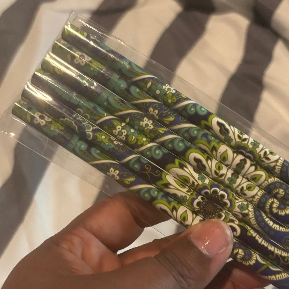 Vera Bradley Blue Pencil Case